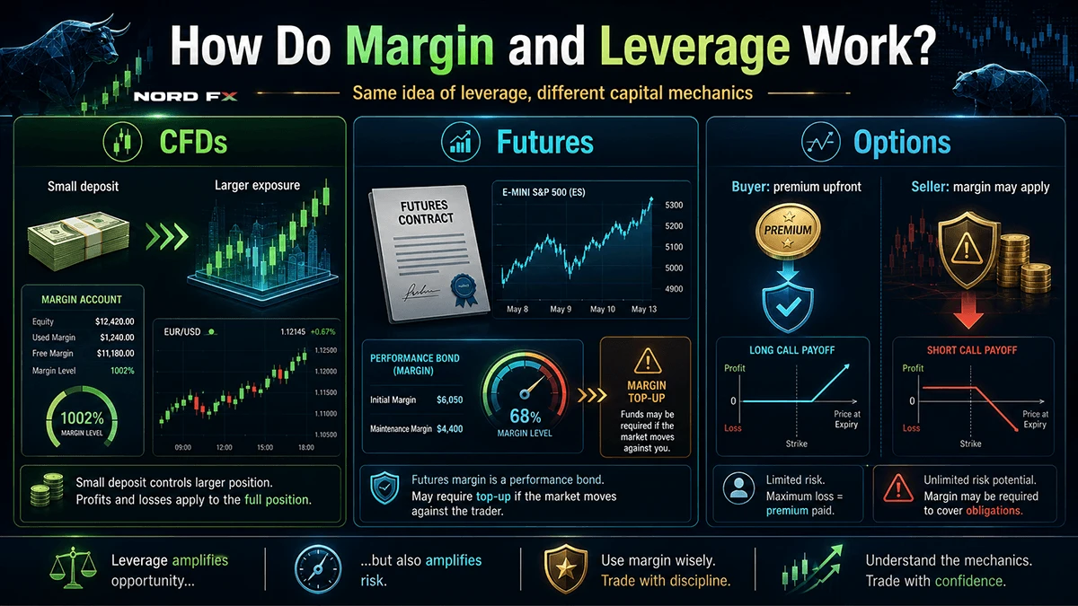 How margin and leverage work in trading